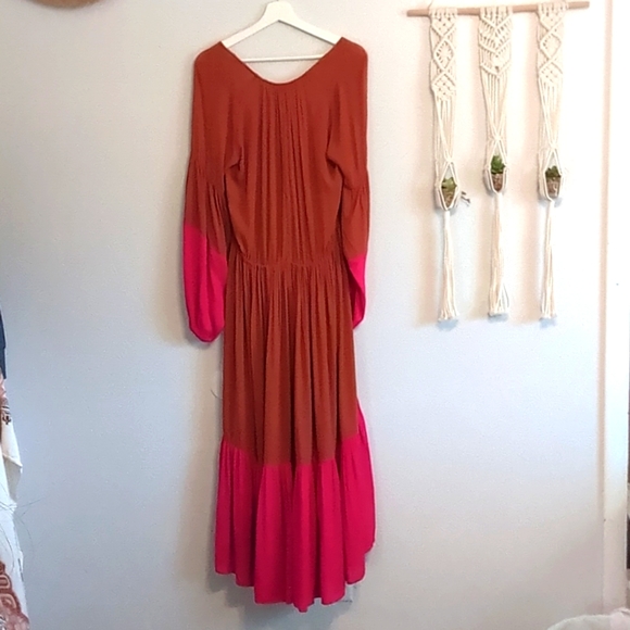 Free People Never Forget Colorblock Maxi Dress S - Picture 14 of 17
